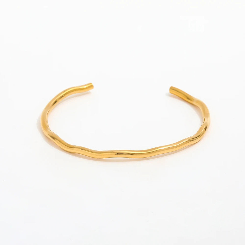 muun studios Dream Cuff Armbånd - Lille - 18K Guldbelagt Bracelet 18K Gold Plated