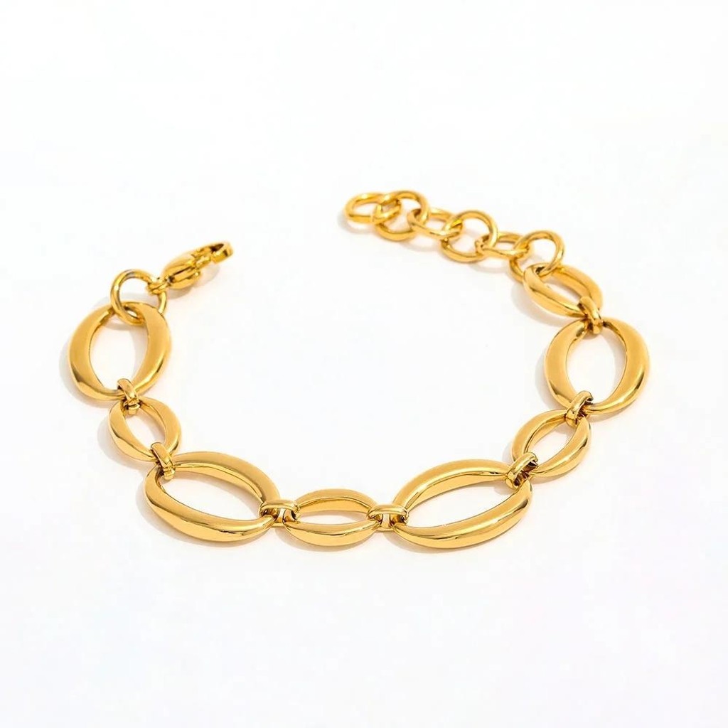 muun studios Riona Link Armbånd - 18K Guldbelagt Bracelet 18K Gold Plated