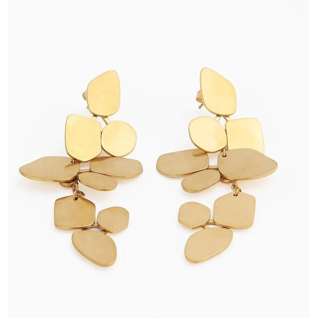muun studios Selma Justerbar Øreringe - 18K Guldbelagt Earring 18K Gold Plated