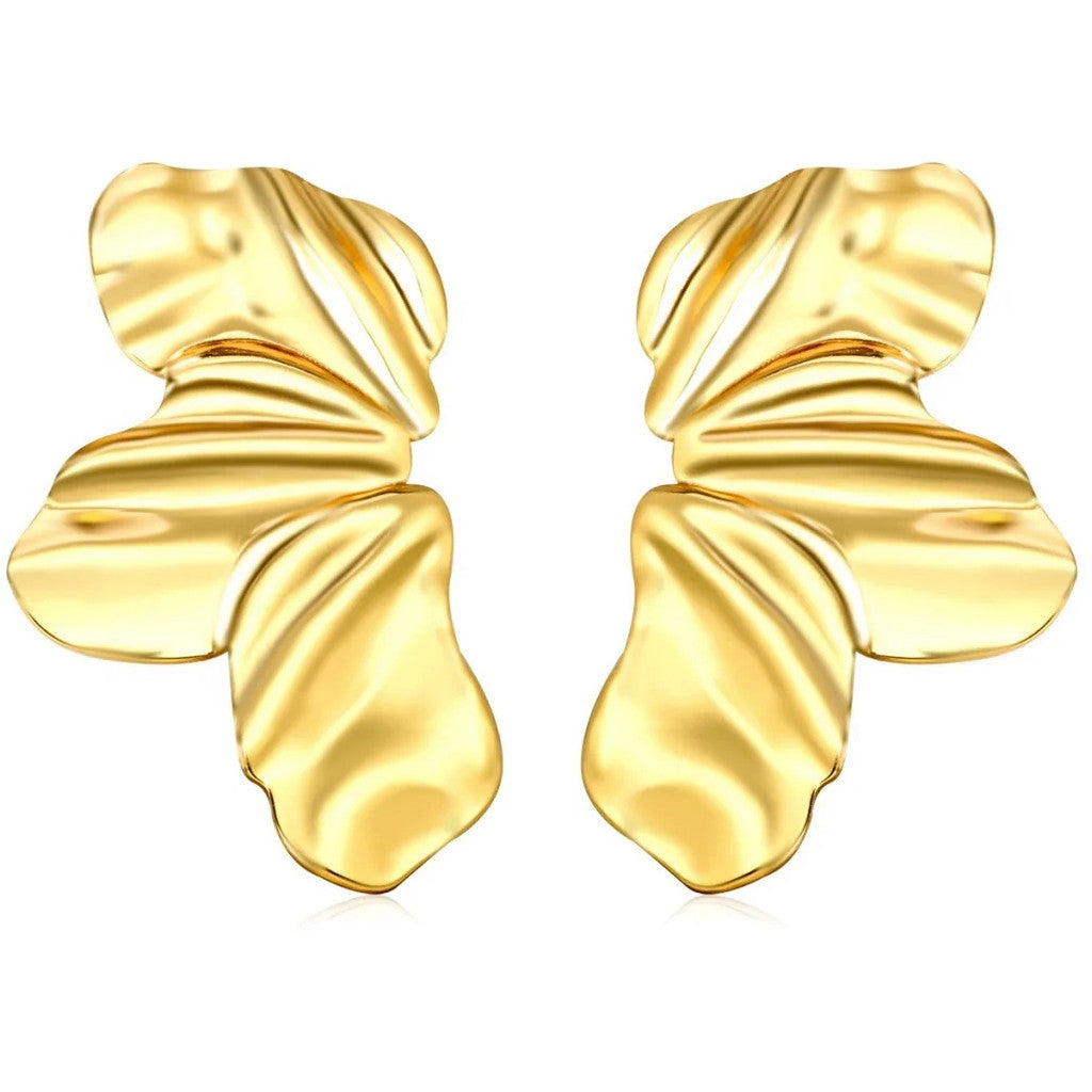 muun studios Asta 2 Twisted Earrings - 18K Gold Plated 