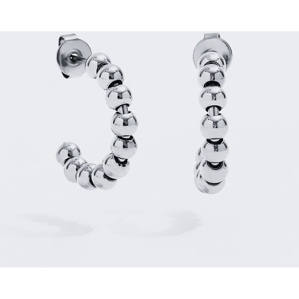 muun studios Bead Øreringe - Stor - Rustfrit Stål Earring Stainless Steel