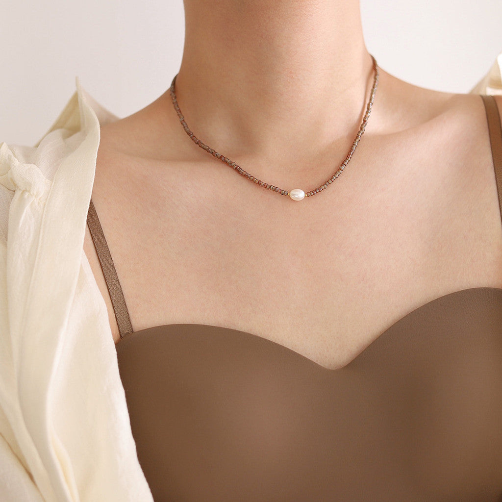 muun studios Brown pearls 2 Necklace