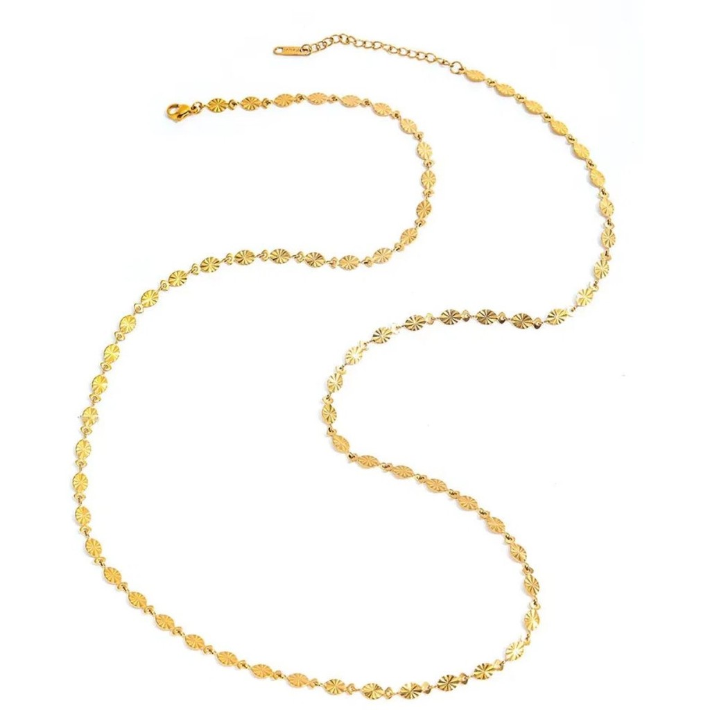 muun studios Burst Dot Halskæde - 18K Guldbelagt Necklace