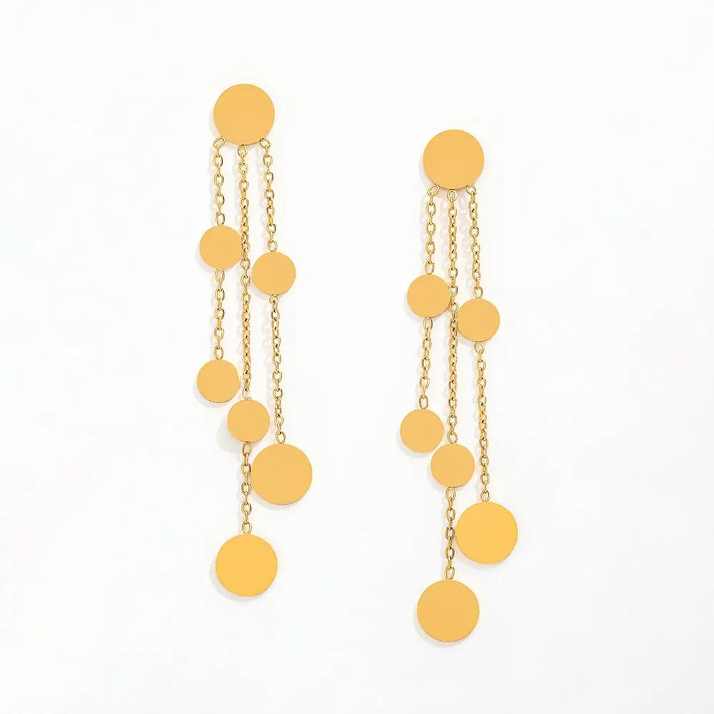 muun studios Cami Drop Øreringe - 18K Guldbelagt Earring 18K Gold Plated