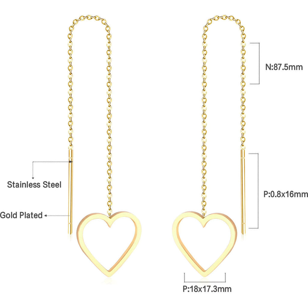 muun studios Elisa Hear Earring 18K Earring