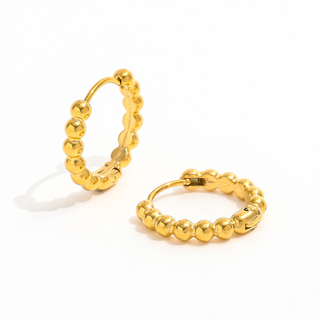 muun studios Bead Earrings - 18K Gold Plated 