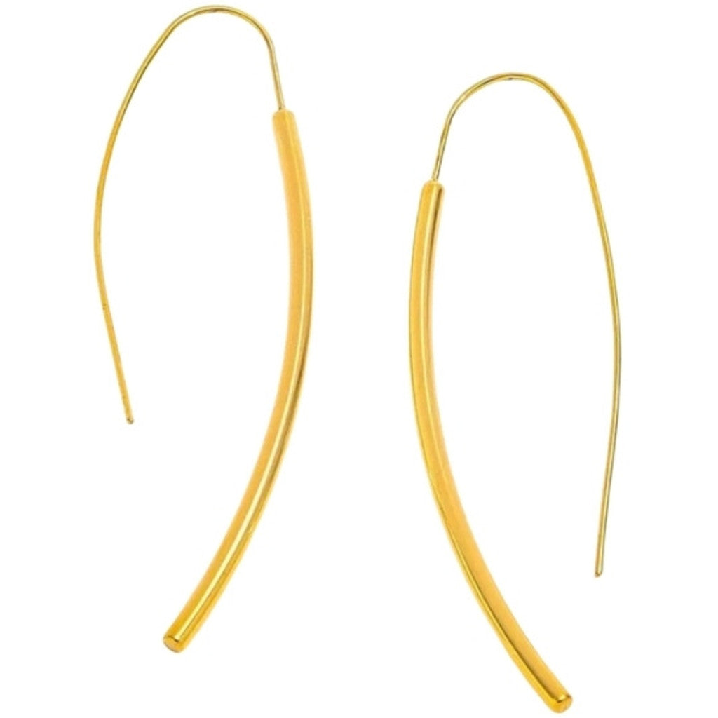 muun studios Hook Øreringe - 18K Guldbelagt Earring 18K Gold Plated