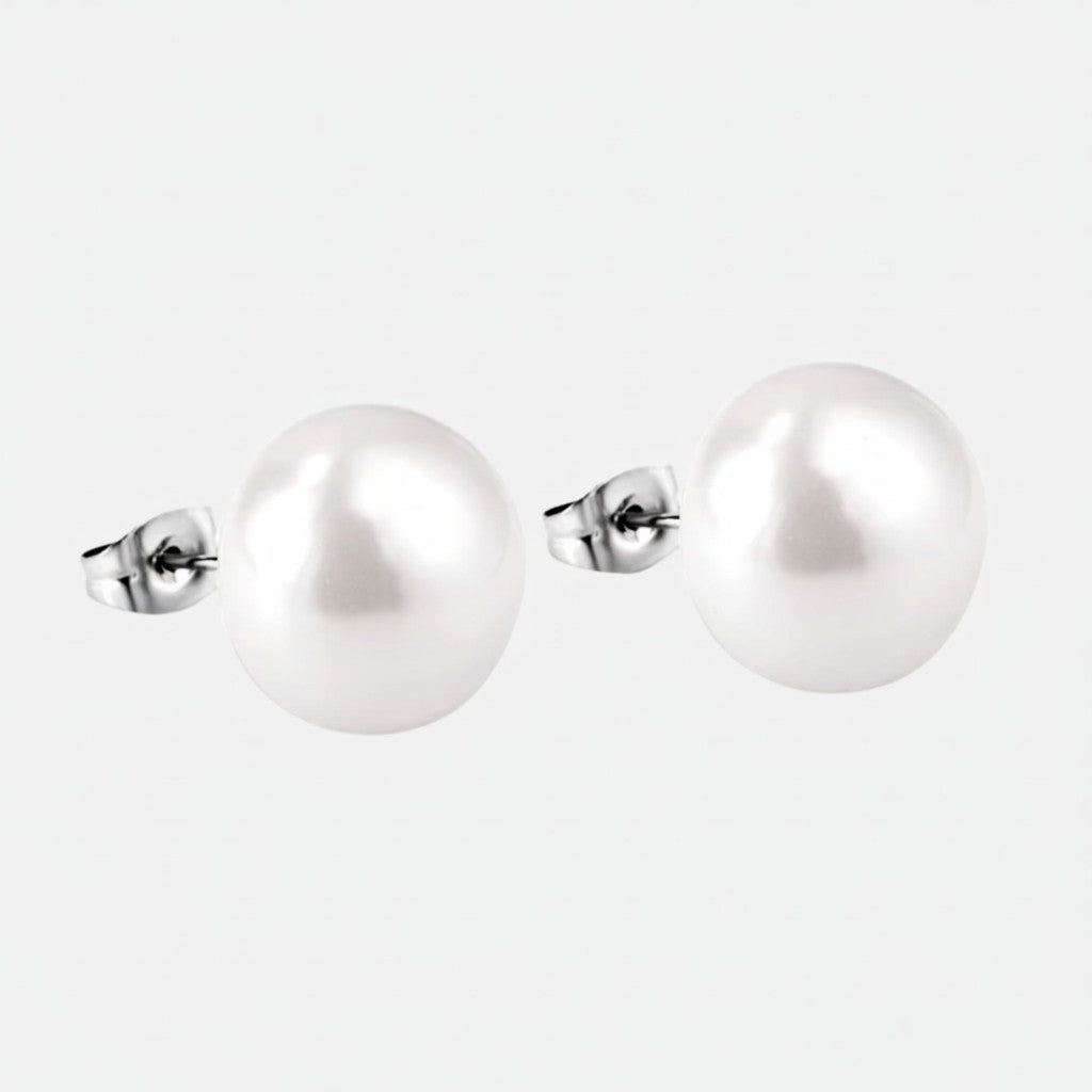 muun studios Lara Pearl Earrings - 18K Gold Plated Earring