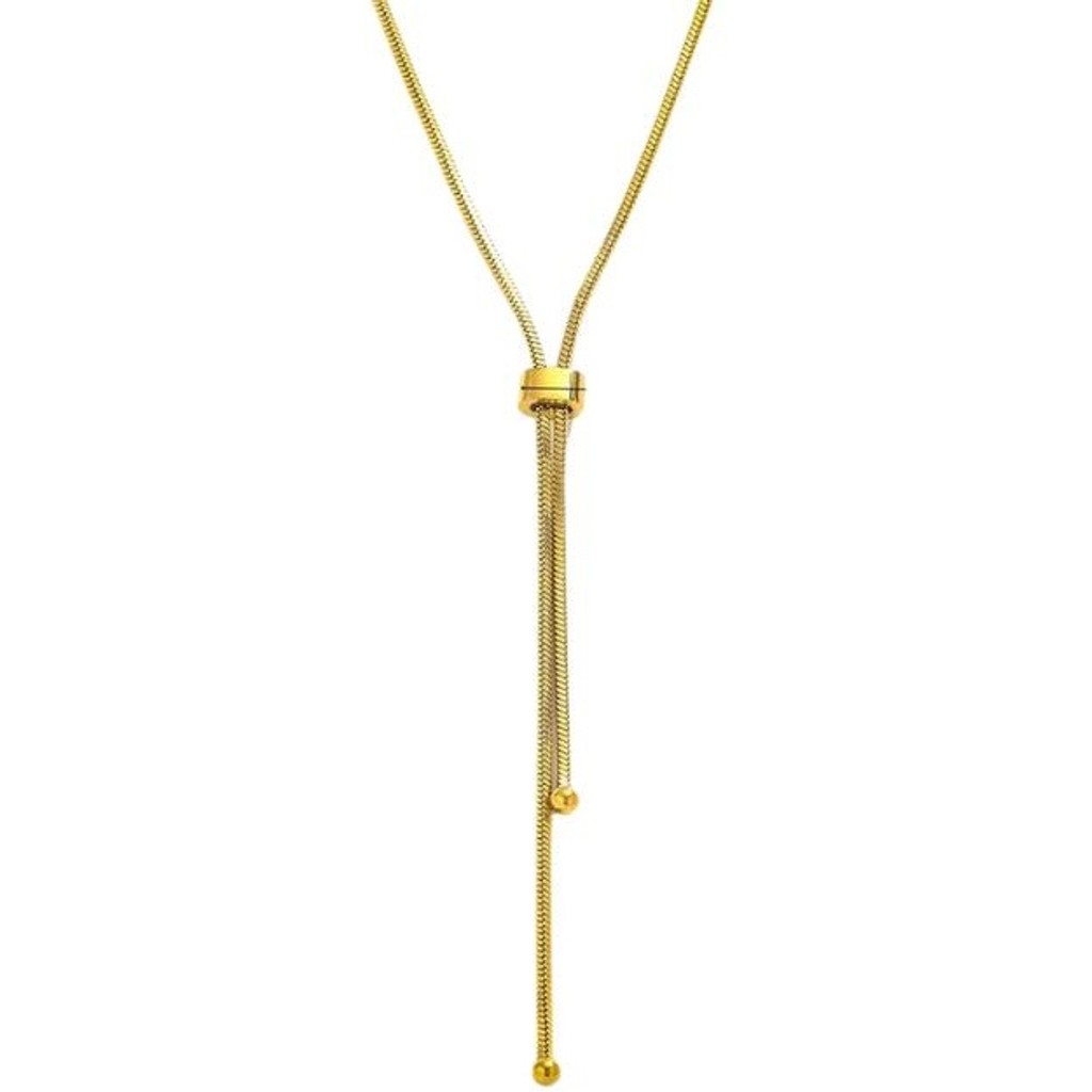 muun studios Liva Justerbar Halskæde - 18K Guldbelagt Necklace 18K Gold Plated