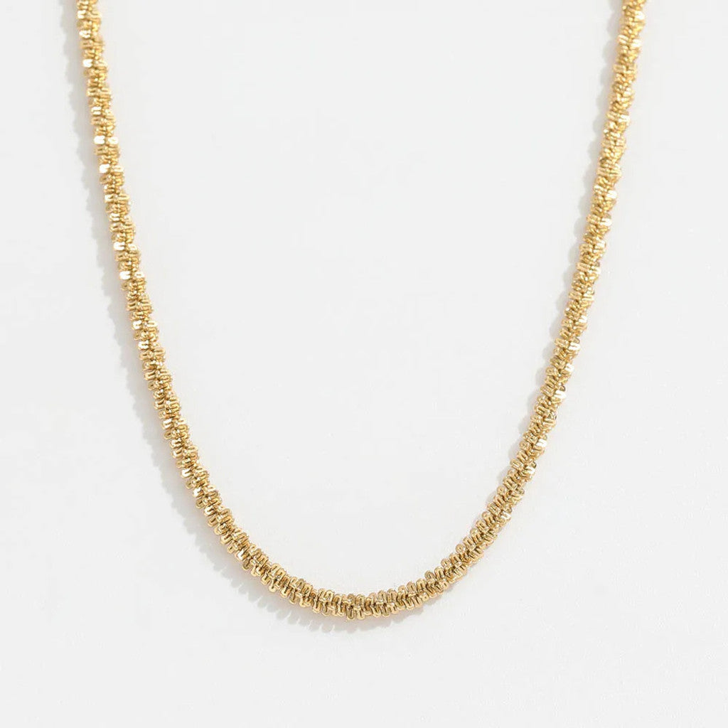 muun studios Lume Snoet Halskæde - Lille - 18K Guldbelagt Necklace 18K Gold Plated