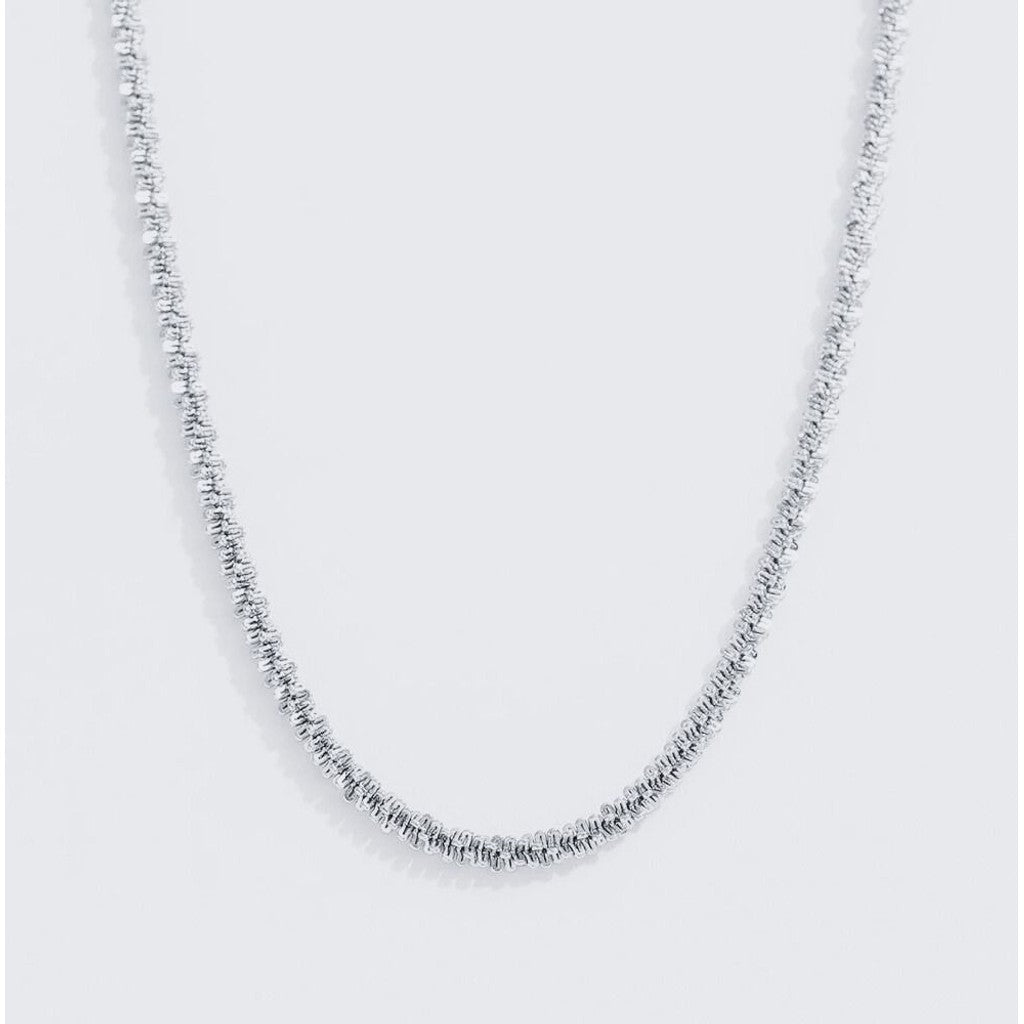 muun studios Lume Snoet Halskæde - Lille - Rustfrit Stål Necklace Stainless Steel