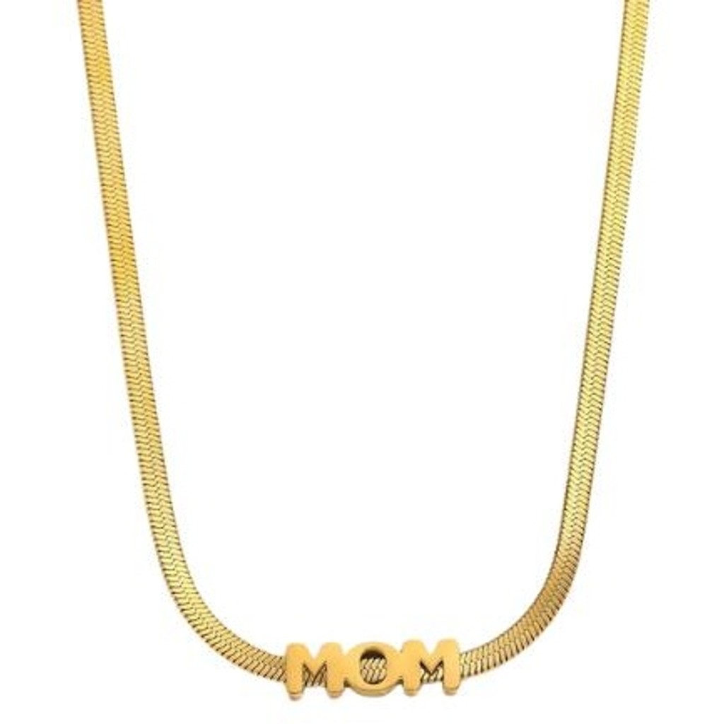 muun studios MOM Snake Halskæde - 18K Guldbelagt Necklace 18K Gold Plated
