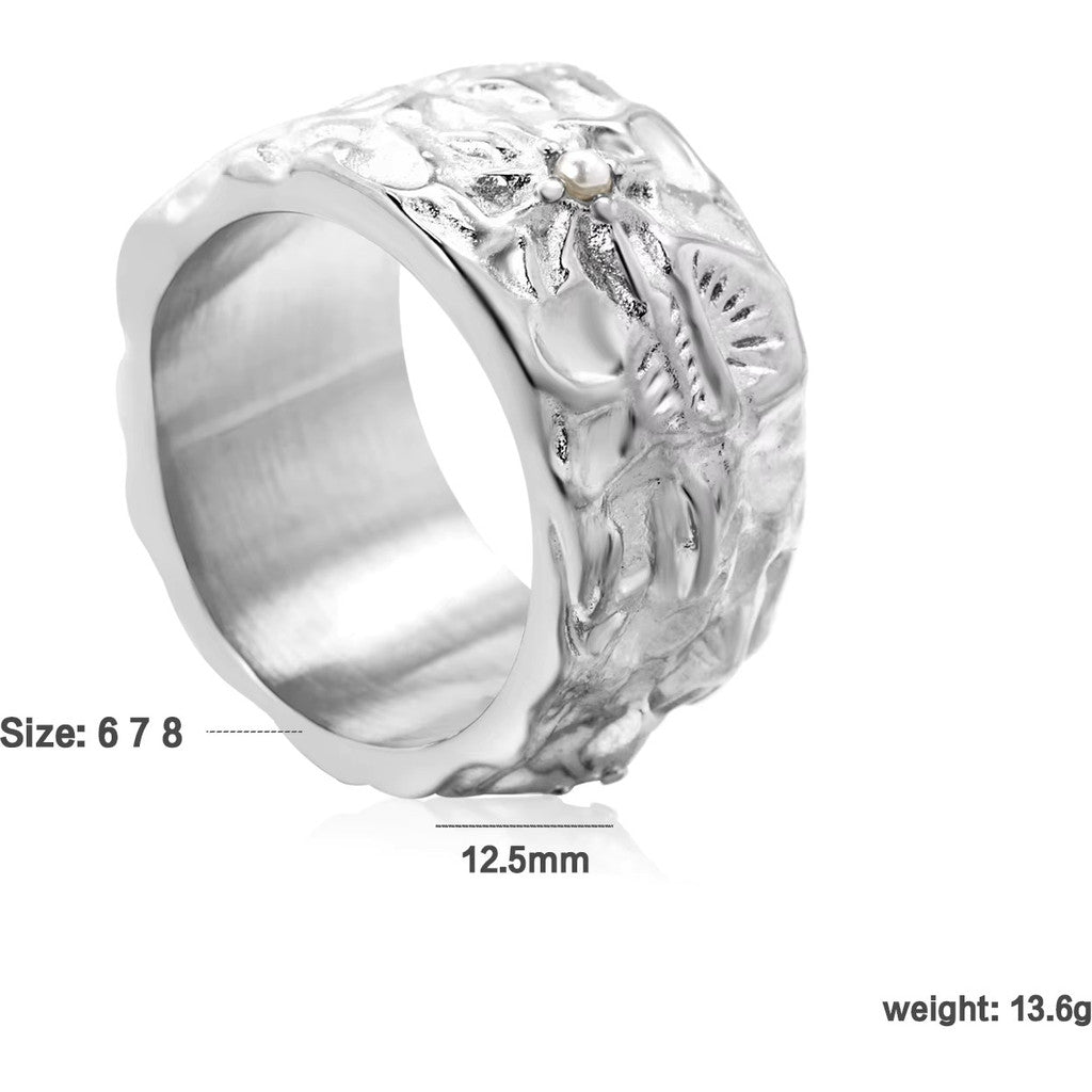 muun studios Mia Irregular Ring 18k Ring