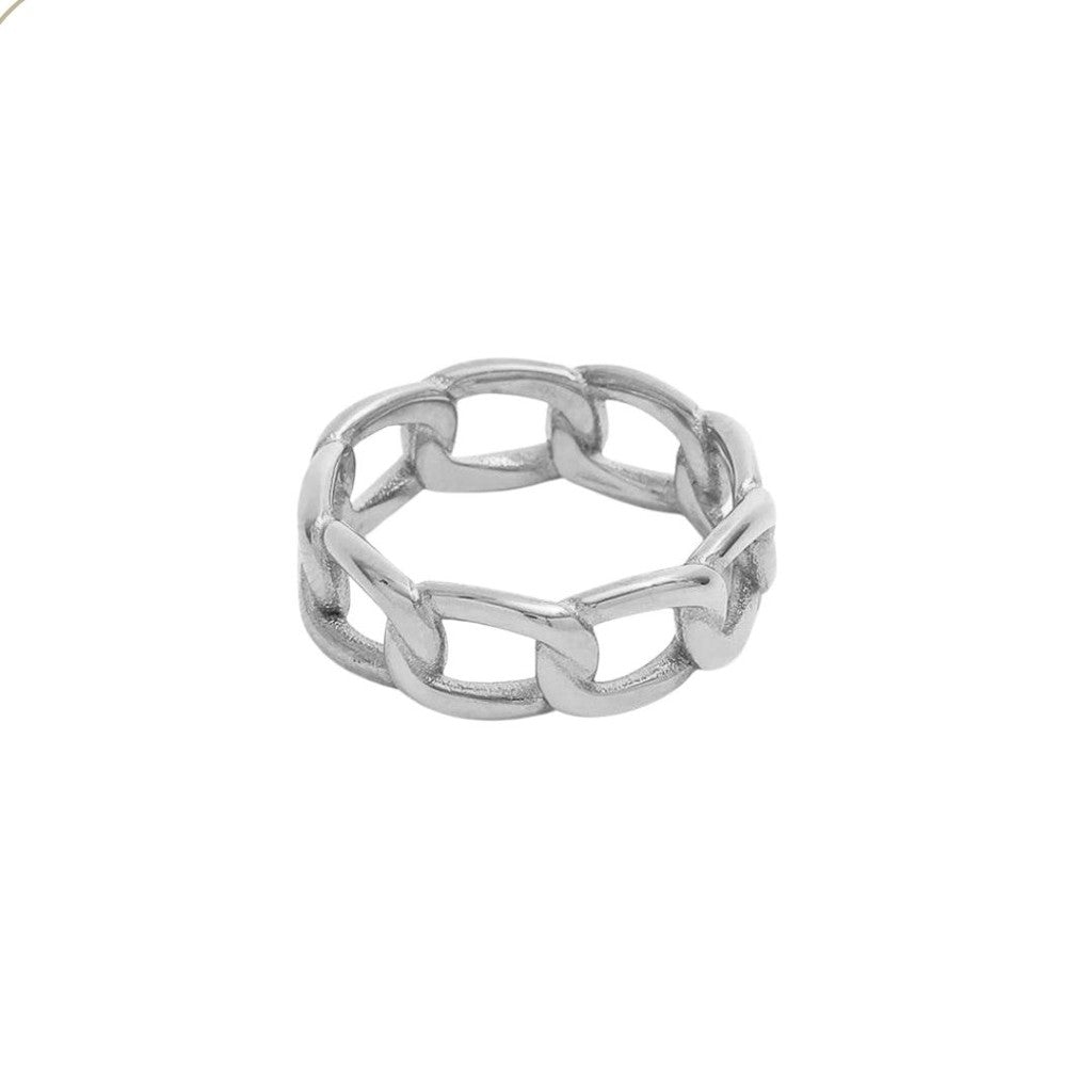 muun studios Minna Curb Ring - Stainless Steel Ring Stainless Steel