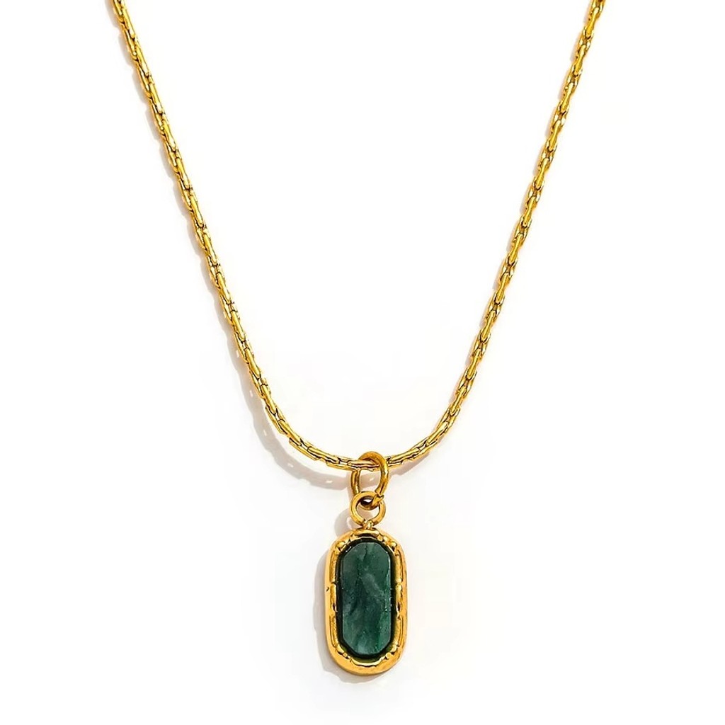 muun studios Natalia Necklace - 18K Gold Plated 