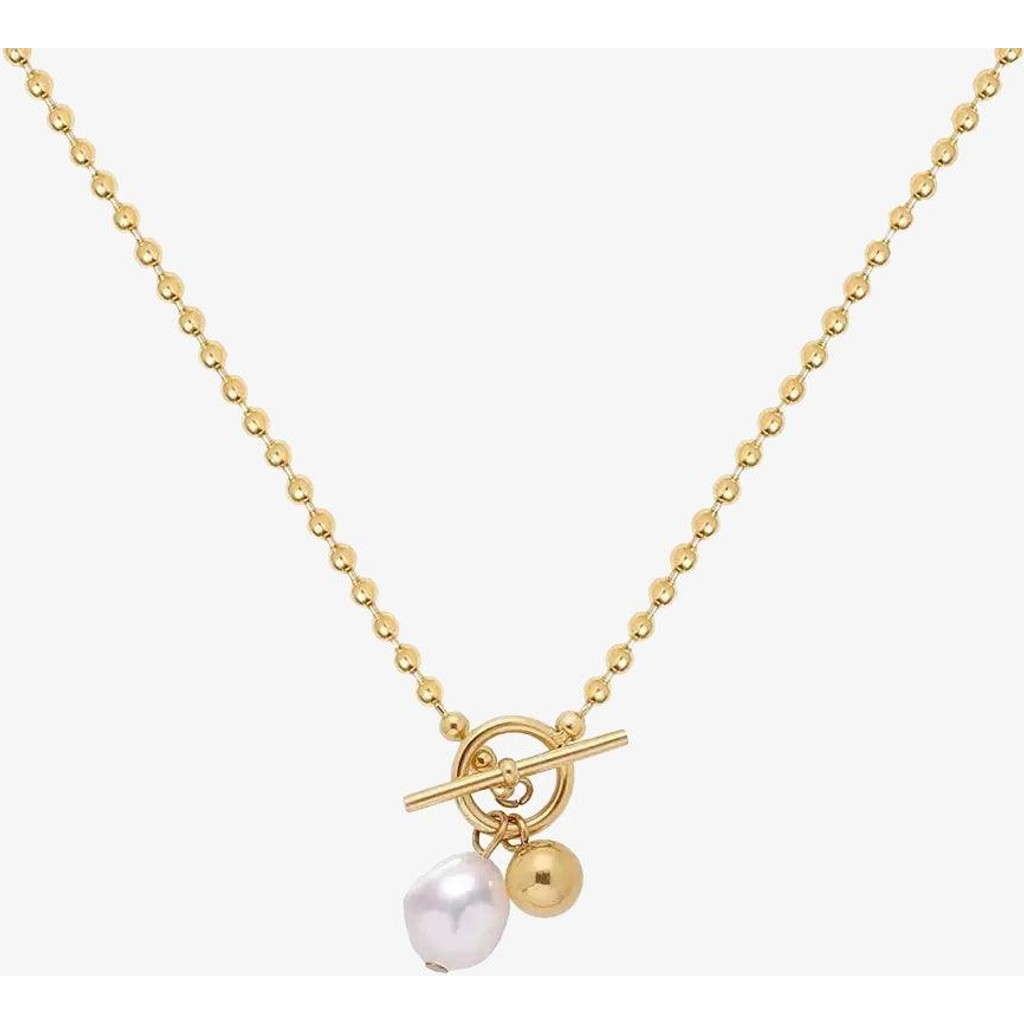 muun studios Noella Perle Halskæde - 18K Guldbelagt Necklace 18K Gold Plated