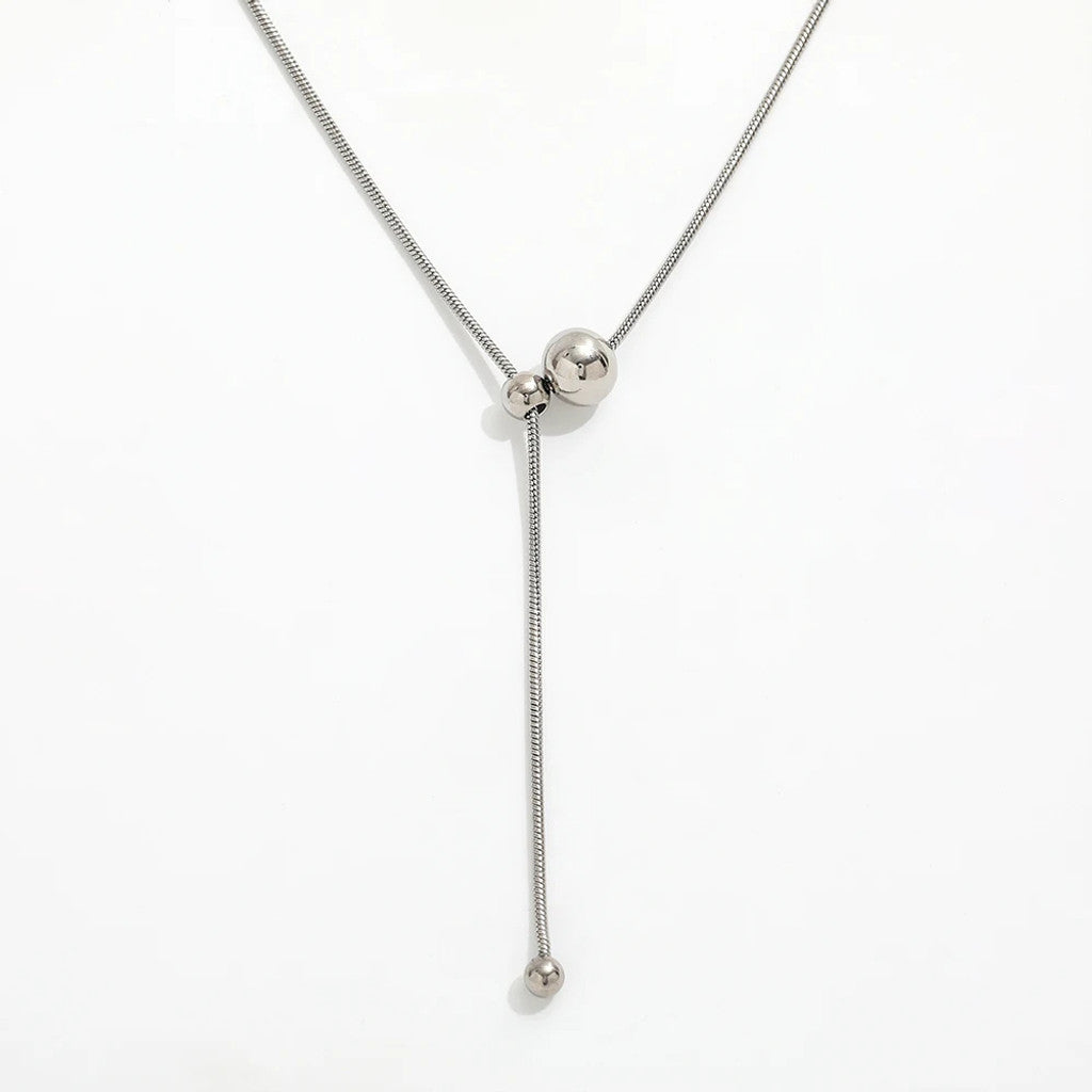 muun studios Oris Justerbart Halskæde - Rustfrit Stål Necklace Stainless Steel