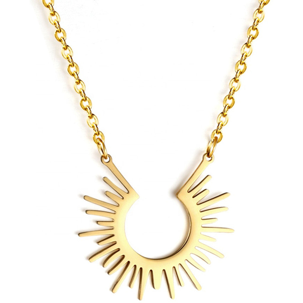 muun studios Sol halskæde guld Necklace