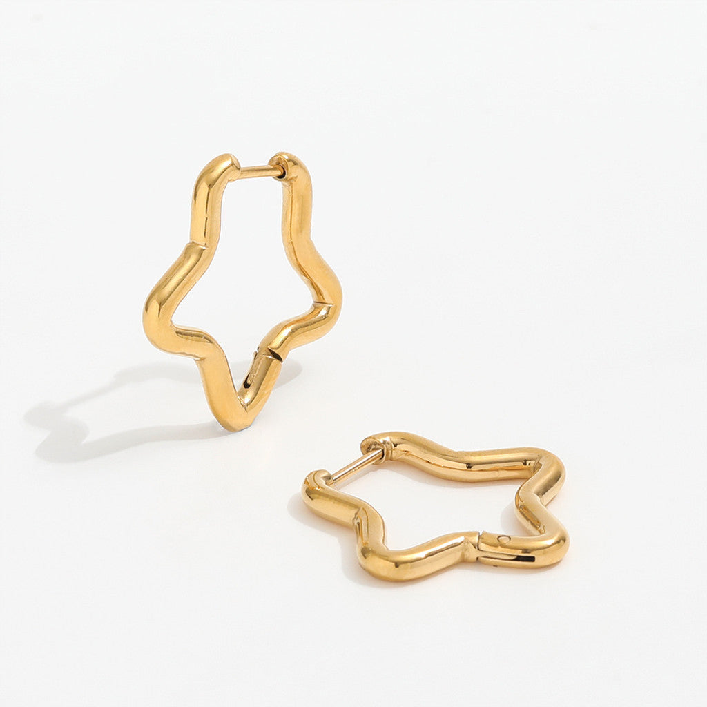 muun studios Star hoop Earring