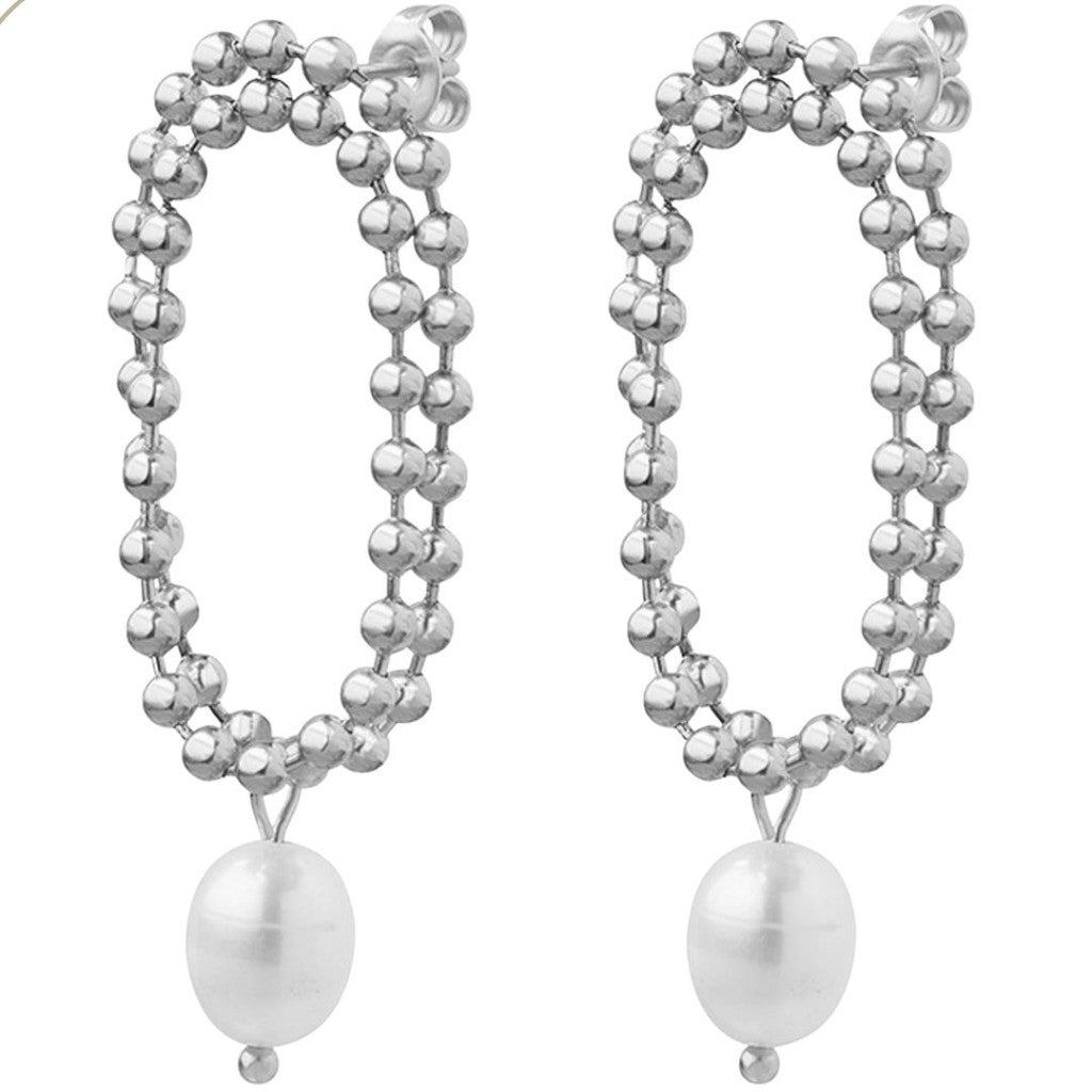 muun studios Unni pearl Earrings – Stainless Steel Earring Stainless Steel