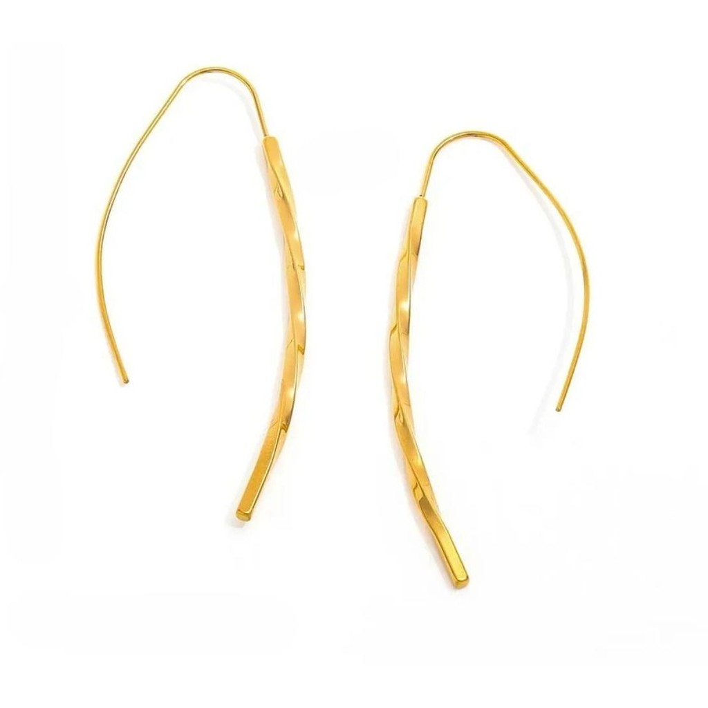 muun studios Vera Hook Øreringe - 18K Guldbelagt Earring 18K Gold Plated