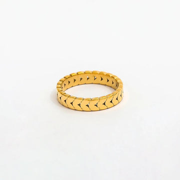 Panser Snake Ring 18K Guldbelagt - muun studios